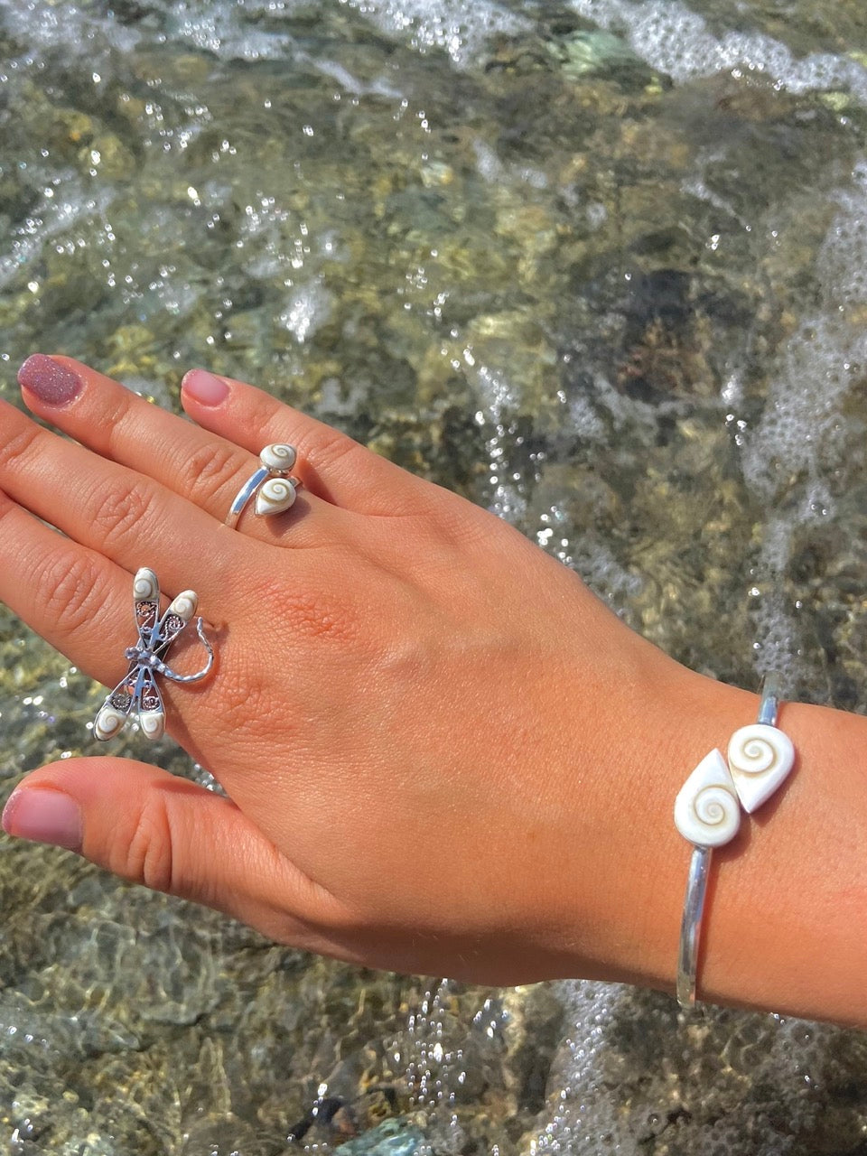 Bague réglable libellule