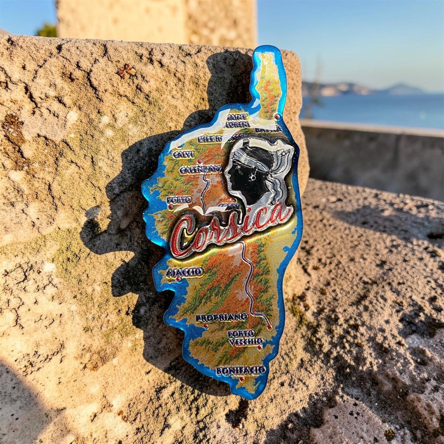 Magnet Corse en relief