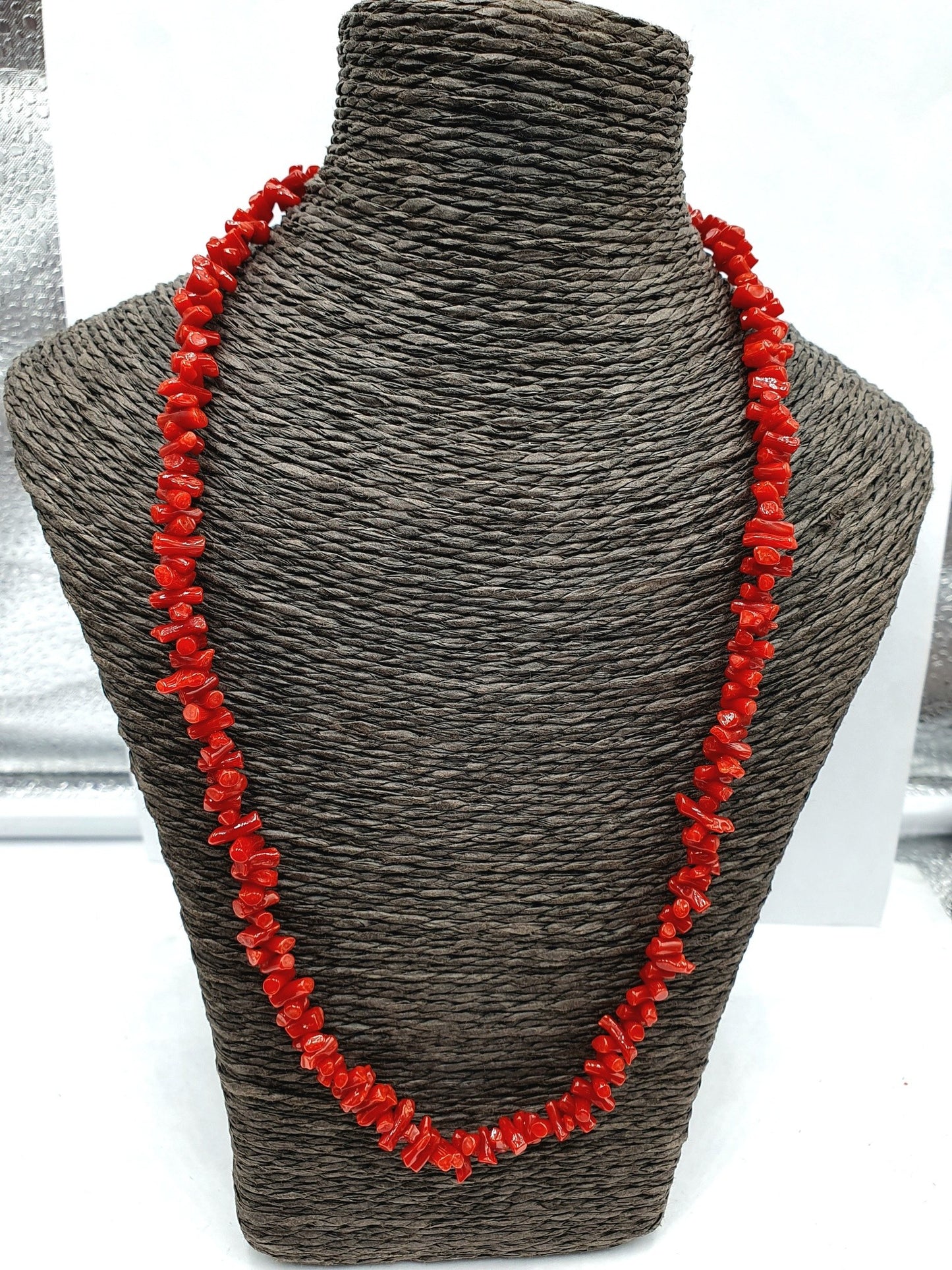 Collier morceaux de corail