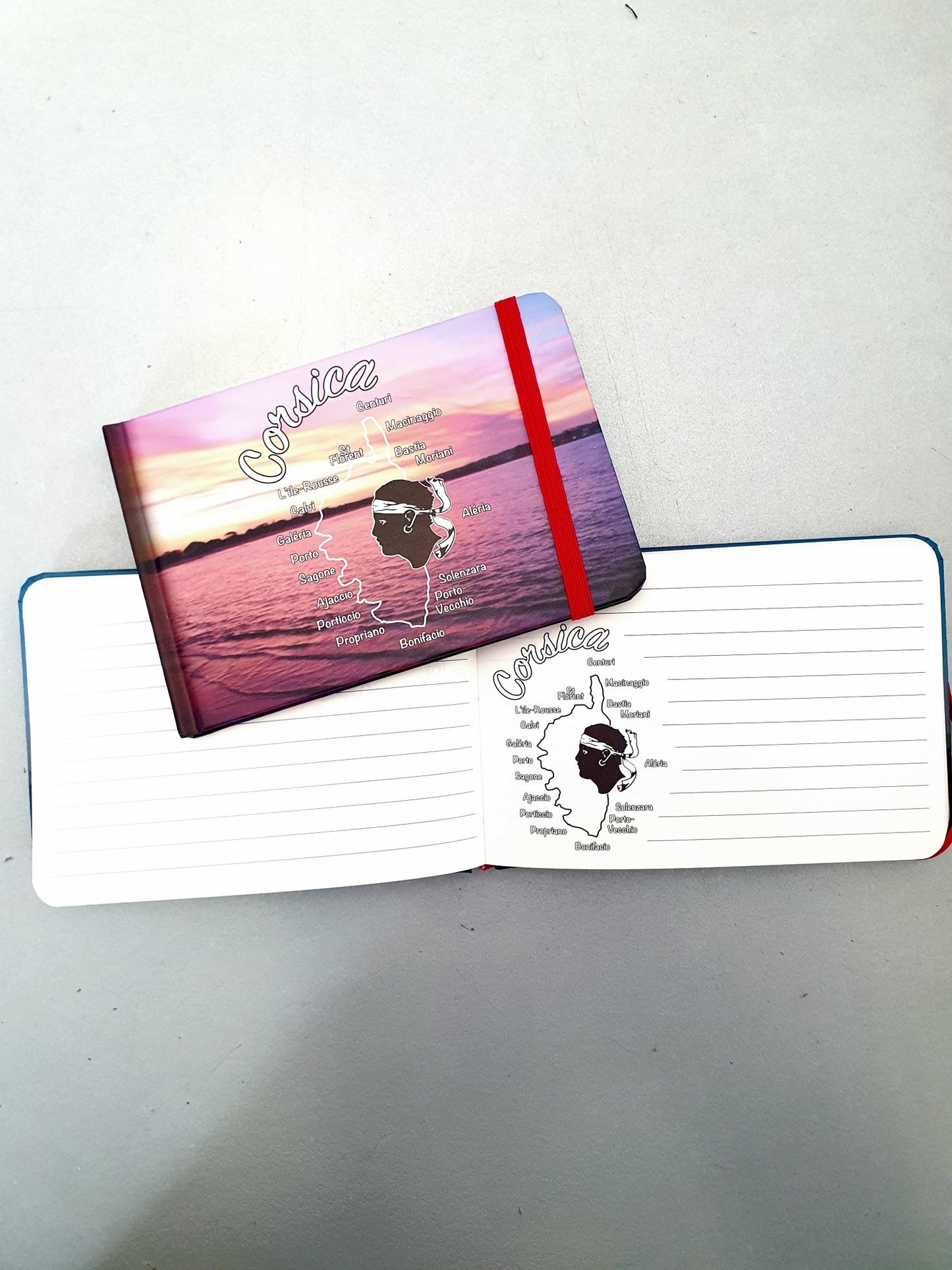 Carnet de notes coucher de soleil