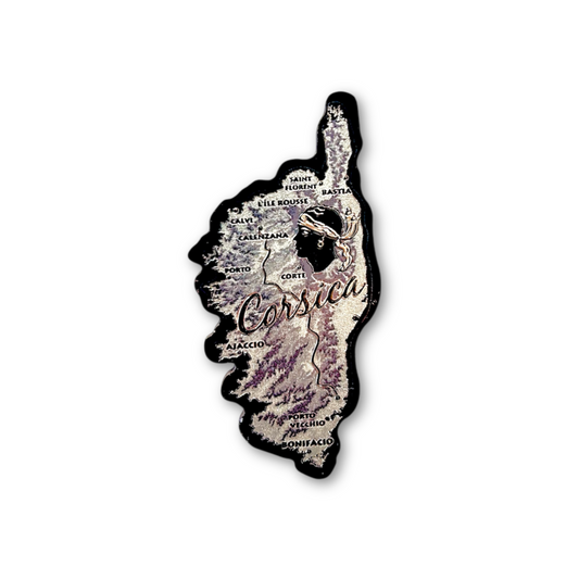 Magnet Metalisé Découpe Île
