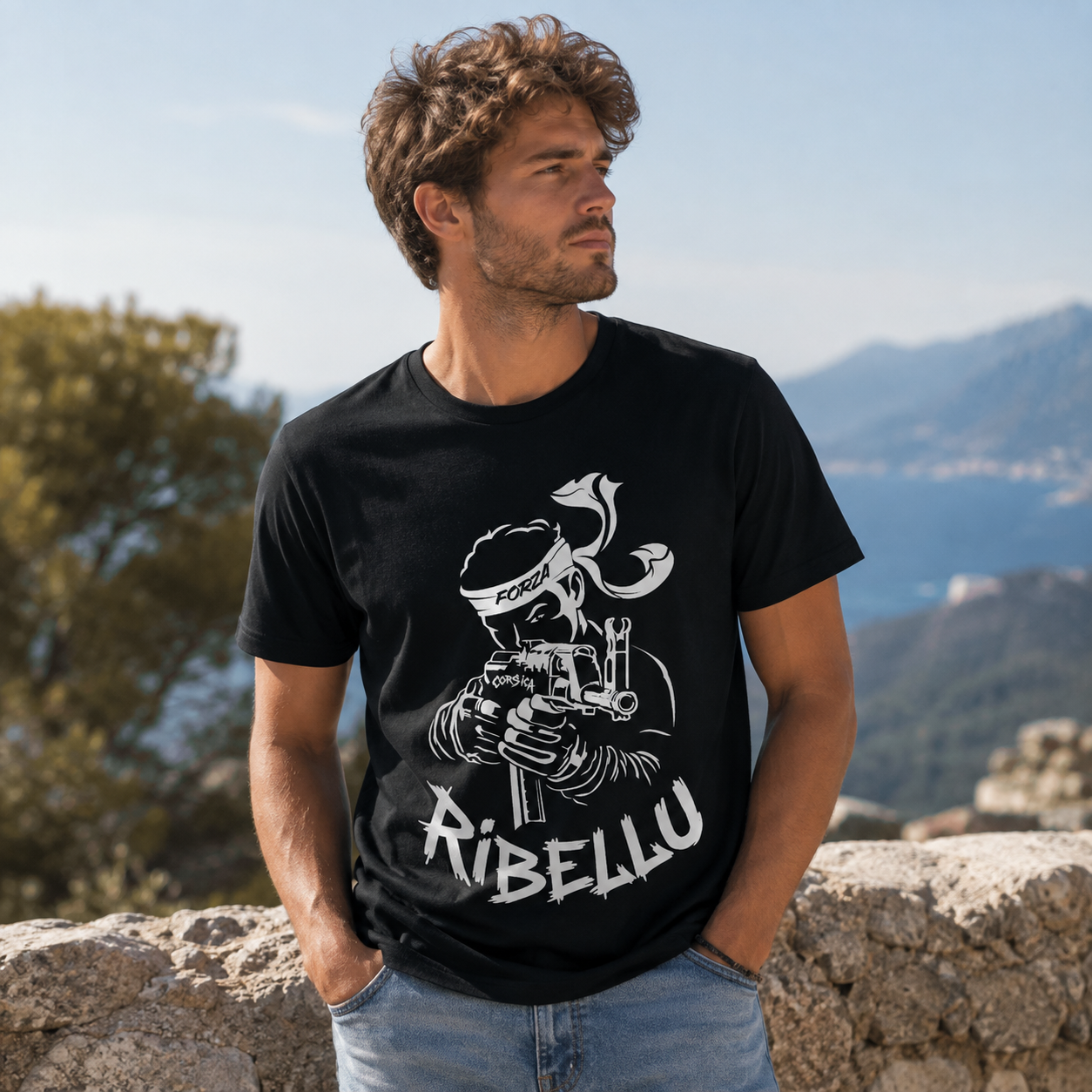 T-shirt Mitraillette