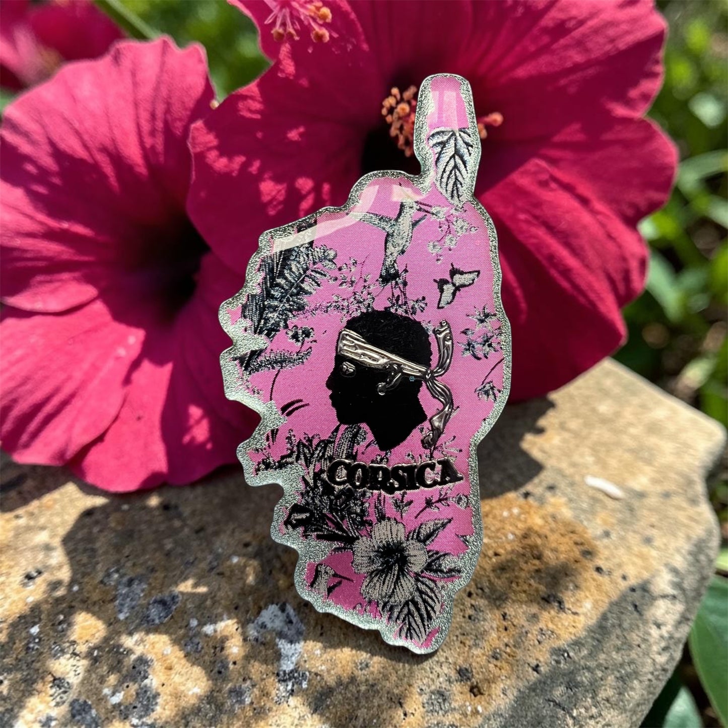 Magnet corse fleurs